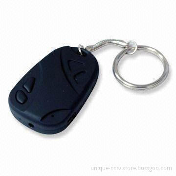 Car Key Camera, Built-in Lithium Battery and Webcam, Functional for Online Conference